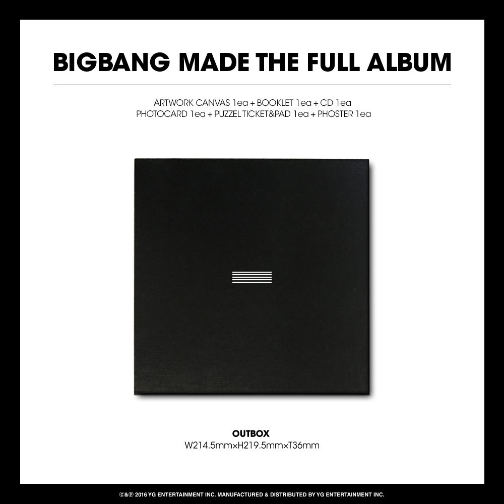 Bộ album nhạc MADE - BIGBANG
