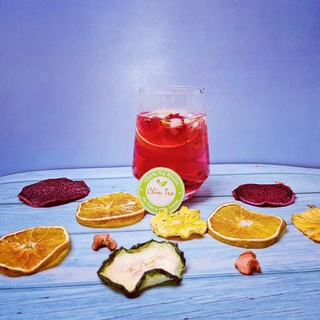 💥 TRÀ DETOX HOA QUẢ MIX HOA THẢO MỘC VIP + ĐƯỜNG PHÈN SẴN