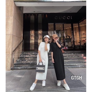 Váy suông dập ly style hàn quốc