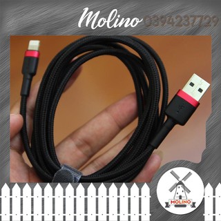 Cáp sạc Baseus Cafule Lightning cho iPhone/ iPad ( 2.4A, Sạc nhanh, Siêu bền)