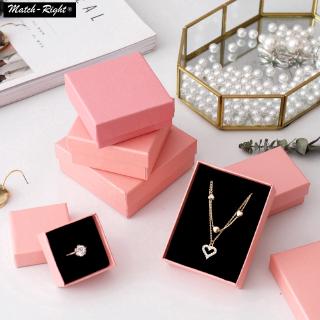 Hộp giấy đựng trang sức sang trọng màu hồng 5040