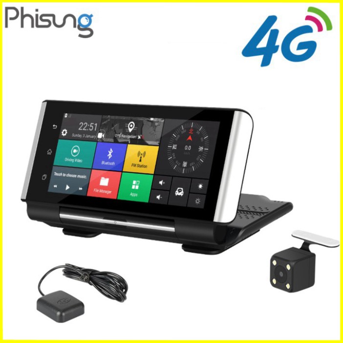 Camera hành trình gắn taplo cao cấp chính hãng PhiSung K6, 4G, GPS, Tiếng Việt - Bảo Hành Chính Hãng 12 Tháng . | BigBuy360 - bigbuy360.vn