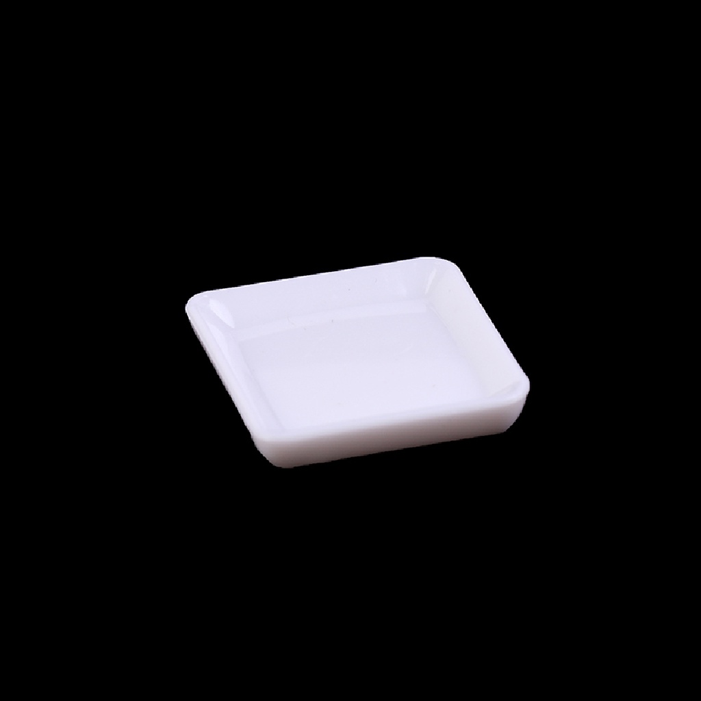 Set 12 Đĩa Trắng 1: 12 Dùng Để Trang Trí Nhà Búp Bê