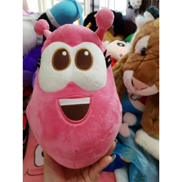 Gấu bông sâu Larva hồng