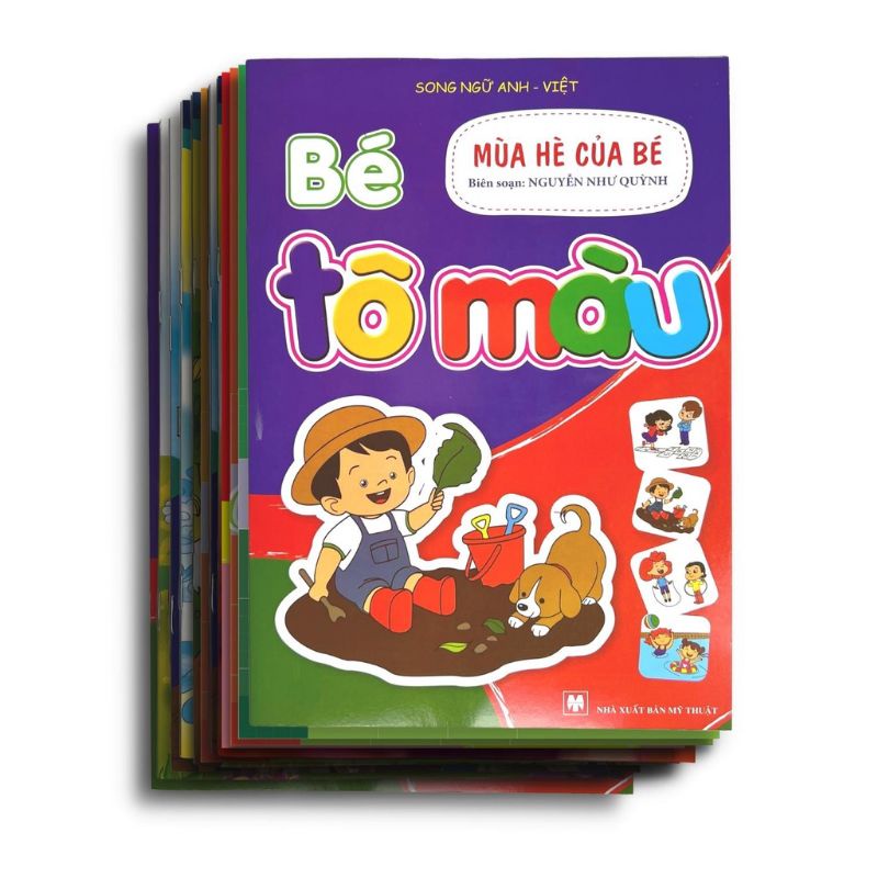 Sách - Bộ 20 Cuốn Tô Màu, Tô Hình Cho Bé