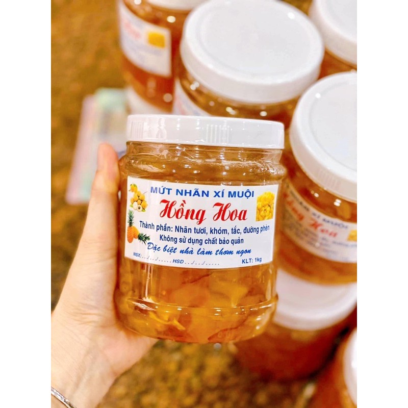 [Trợ giá] Mứt Tắc Long Nhãn Tươi Thơm Ngon (Nhà Làm) Hủ 1KG