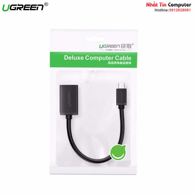 Cáp chuyển Micro USB to USB 2.0 OTG chính hãng Ugreen 10396