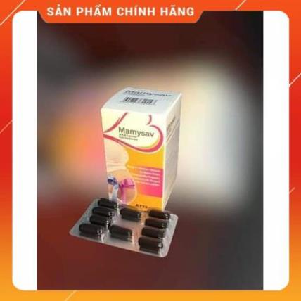 Bổ Bà Bầu MAMYSAV-Nhập Khẩu Tây Ban Nha-Giảm Tình Trạng Táo Bón,Nôn Nghén,Hạ Huyết Áp Khi Mang Thai