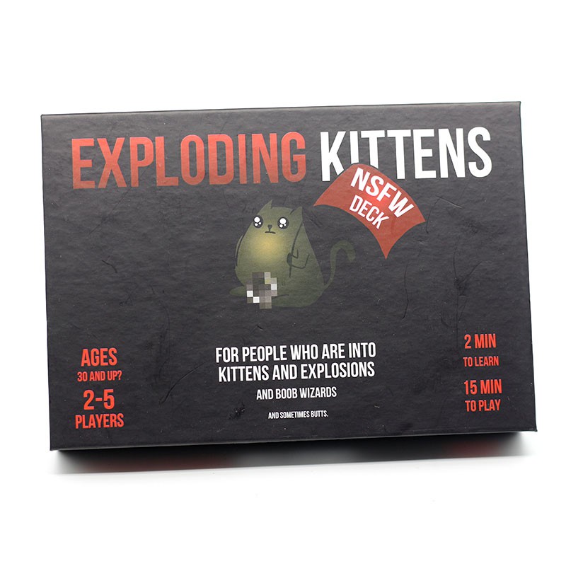 Set Mèo Nổ Tưng Bừng: Combo Mèo nổ Exploding Kittens + 4 Bản mở rộng (18+)