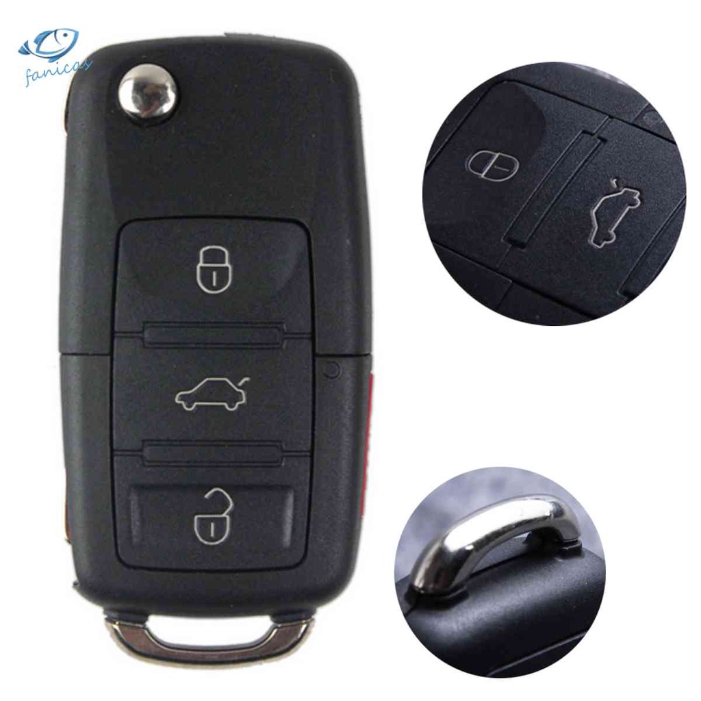 Vỏ ChìA KhóA ĐiềU KhiểN Từ Xa, 4 NúT BấM Cho Xe Hơi