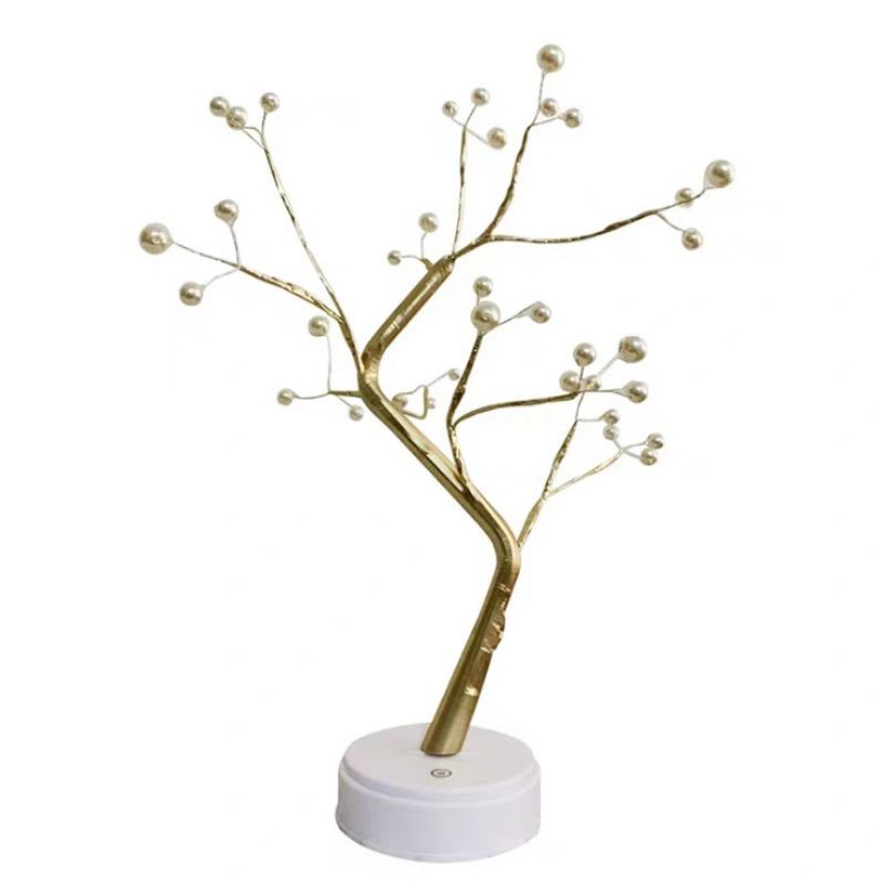Đèn led để bàn 36 đèn hình nhánh cây (sạc usb),,,