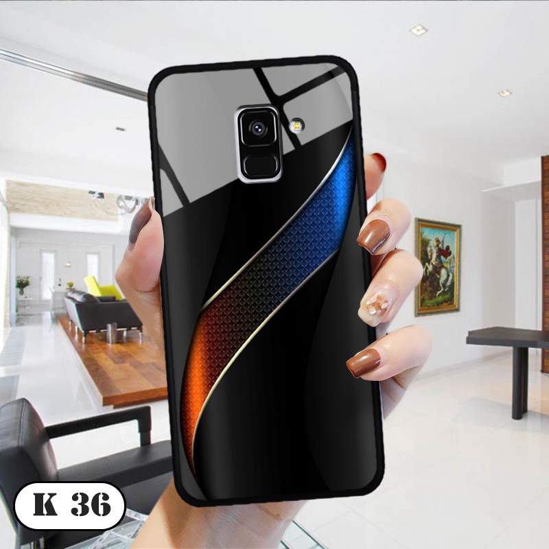Ốp lưng kính 3D Samsung Galaxy A8 Plus