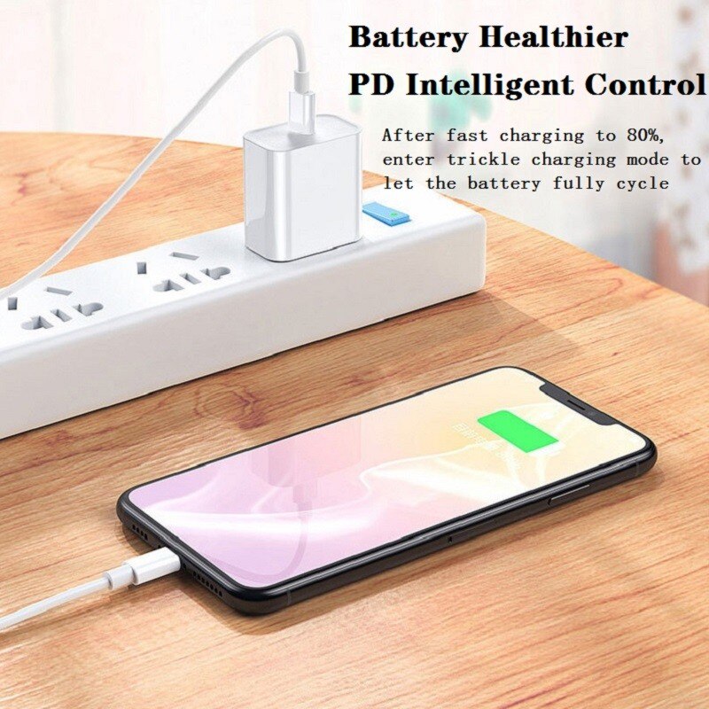 Bộ Sạc Nhanh 18w Pd Usb C Cho Iphone 12 Pro Max 11 Xs Xr Qc 3.0 On Xiaomi