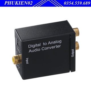 Bộ chuyển đổi Optical Audio to RCA Audio - Digital to Analog Audio R/L