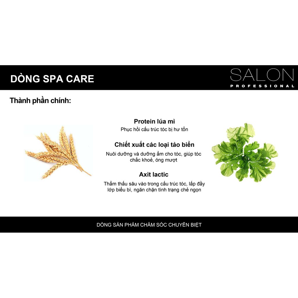 Kem ủ SALON PROFESSIONAL phục hồi và nuôi dưỡng tóc 1000ml