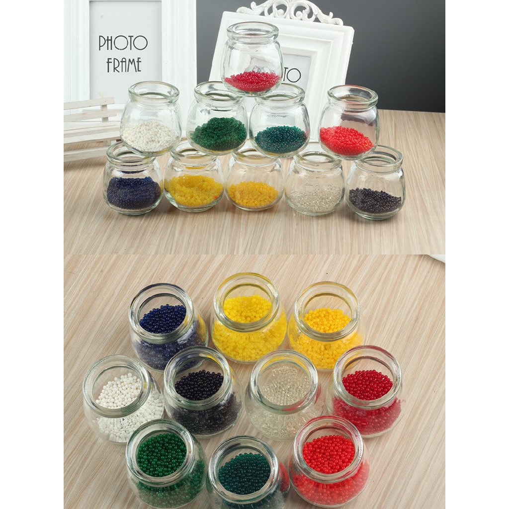 Set 50 Hạt Pha Lê Hydrogel Trong Suốt Nhiều Màu Sắc Dùng Làm Đồ Chơi Cho Bé