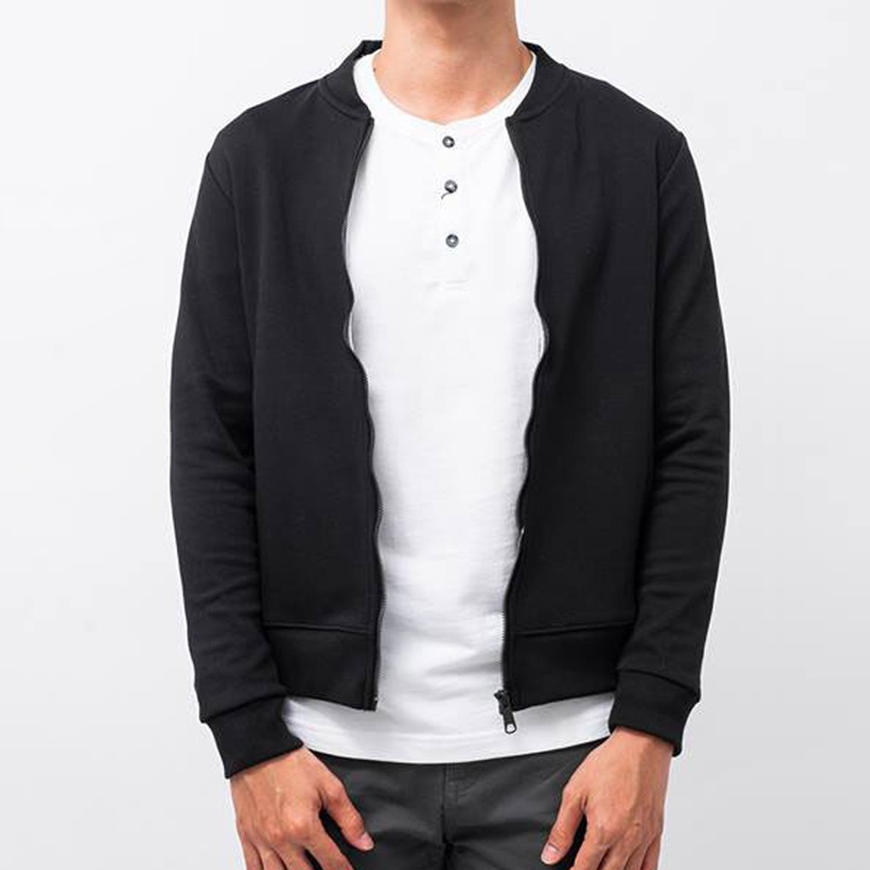 Áo khoác Bomber / Áo Bomber nỉ / Áo khoác chống nắng nam nữ MinishopVN vải Cotton co dãn 4 chiều (mẫu mới 2021) | BigBuy360 - bigbuy360.vn