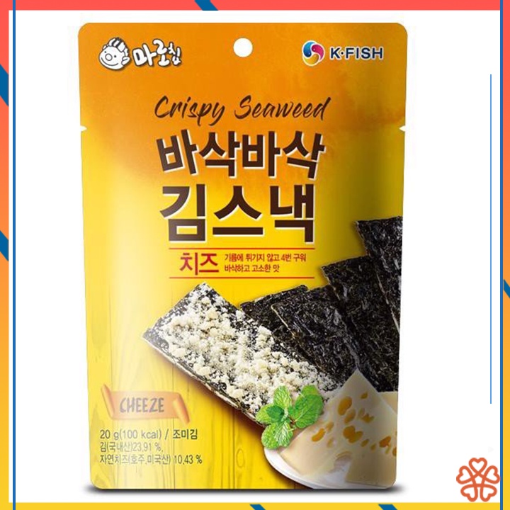  Snack rong biển nướng Maro vị phô mai (20g)