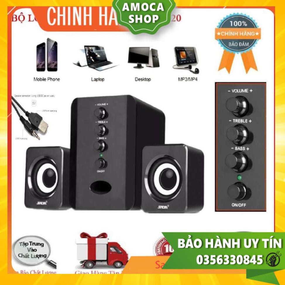 Loa Bãi Nhật, Bộ Loa Máy Tính Usb Sada D202 2020 giá Rẻ Âm Thanh Sống Động