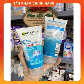 [ HÀNG CHÍNH HÃNG ] SỮA RỬA MẶT GARNIER 3 IN 1 NỘI ĐỊA ĐỨC 150ML