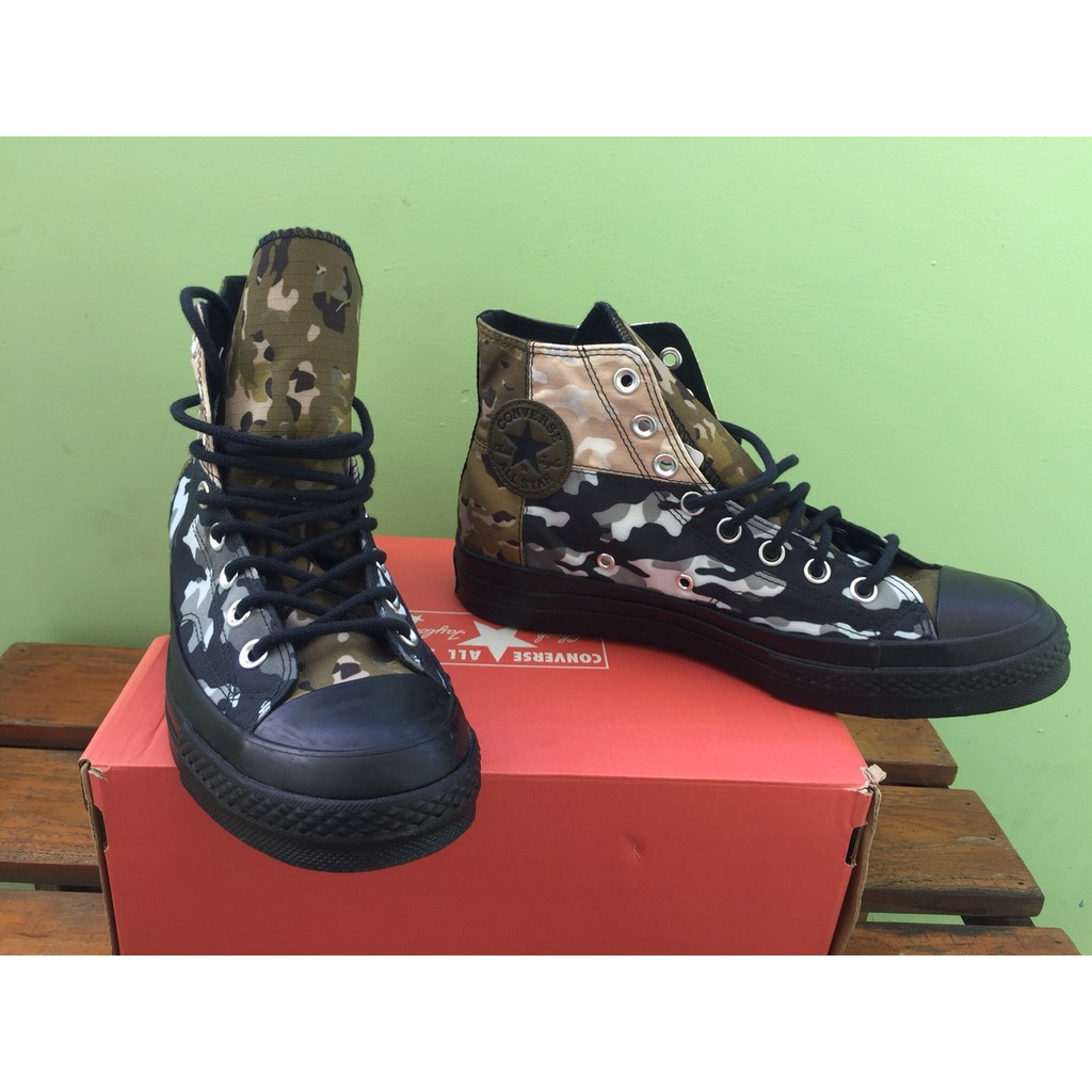 Giày Converse cổ cao phối màu lính chính hãng