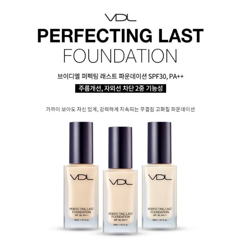 Tuýp mẫu thử Kem Nền Thần Thánh VDL Perfecting Last Foundation Mini 3ml