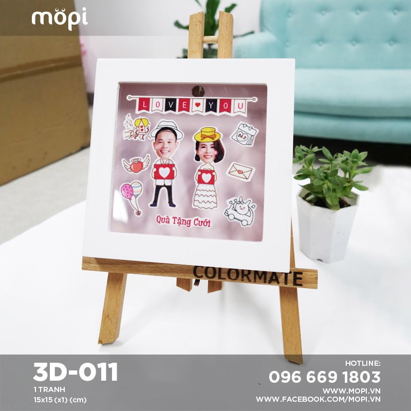 KHUNG ẢNH 3D QUÀ TẶNG - 36 MẪU GHÉP MẶT HÀN QUỐC- XƯỞNG MOPI - 31->36