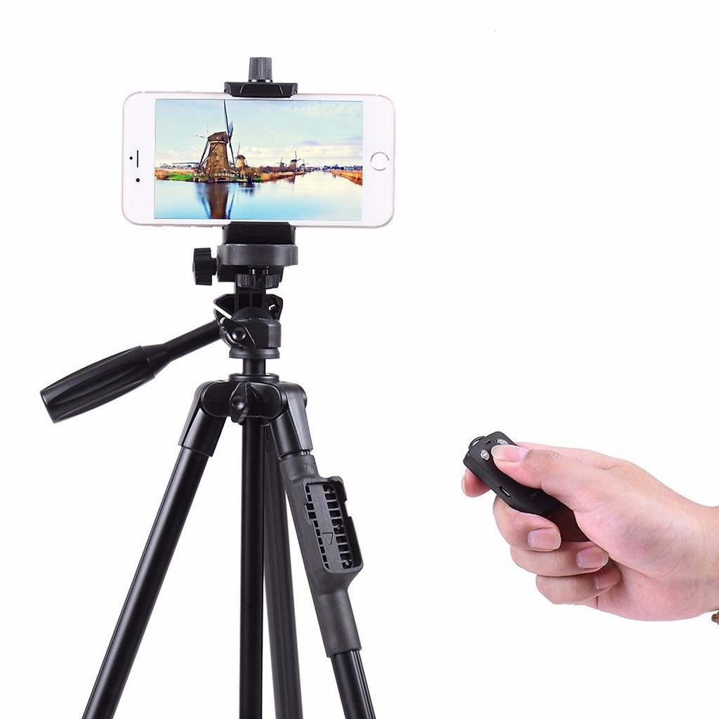 Chân Máy Ảnh Điện thoại, Chân Đế Kiểu Mới Tripod TTX 6218  Tặng kèm remote và túi đựng tiện lợi