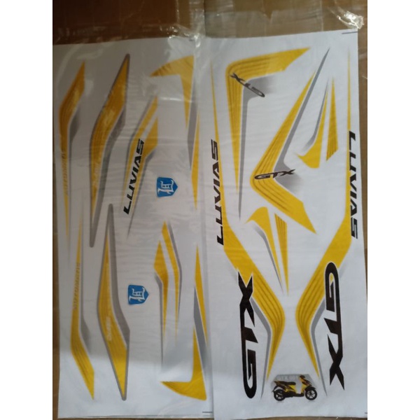 Bộ tem Luvias GTX màu vàng đen