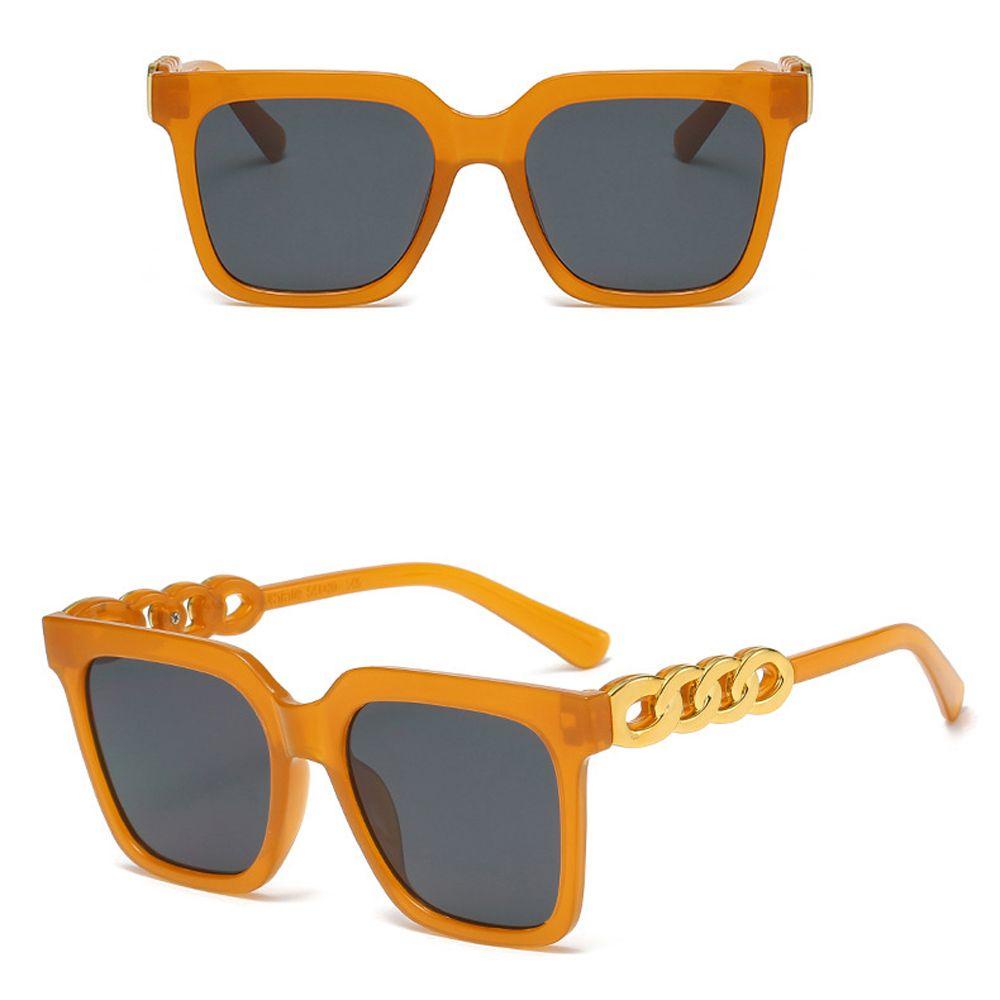 Kính Mát Vuông Màu Ngà Phong Cách Hàn Quốc Sang Trọng Cho Nữ