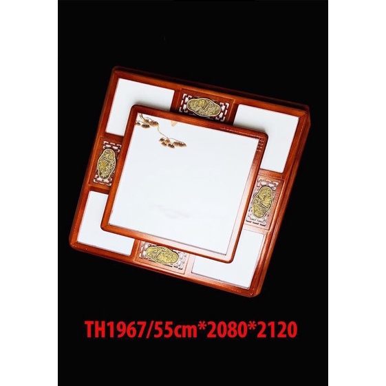 Đèn gỗ ốp trần mẫu mới