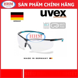 Kính bảo hộ cao cấp Uvex 9193 trắng - gọng xanh dương - Đức