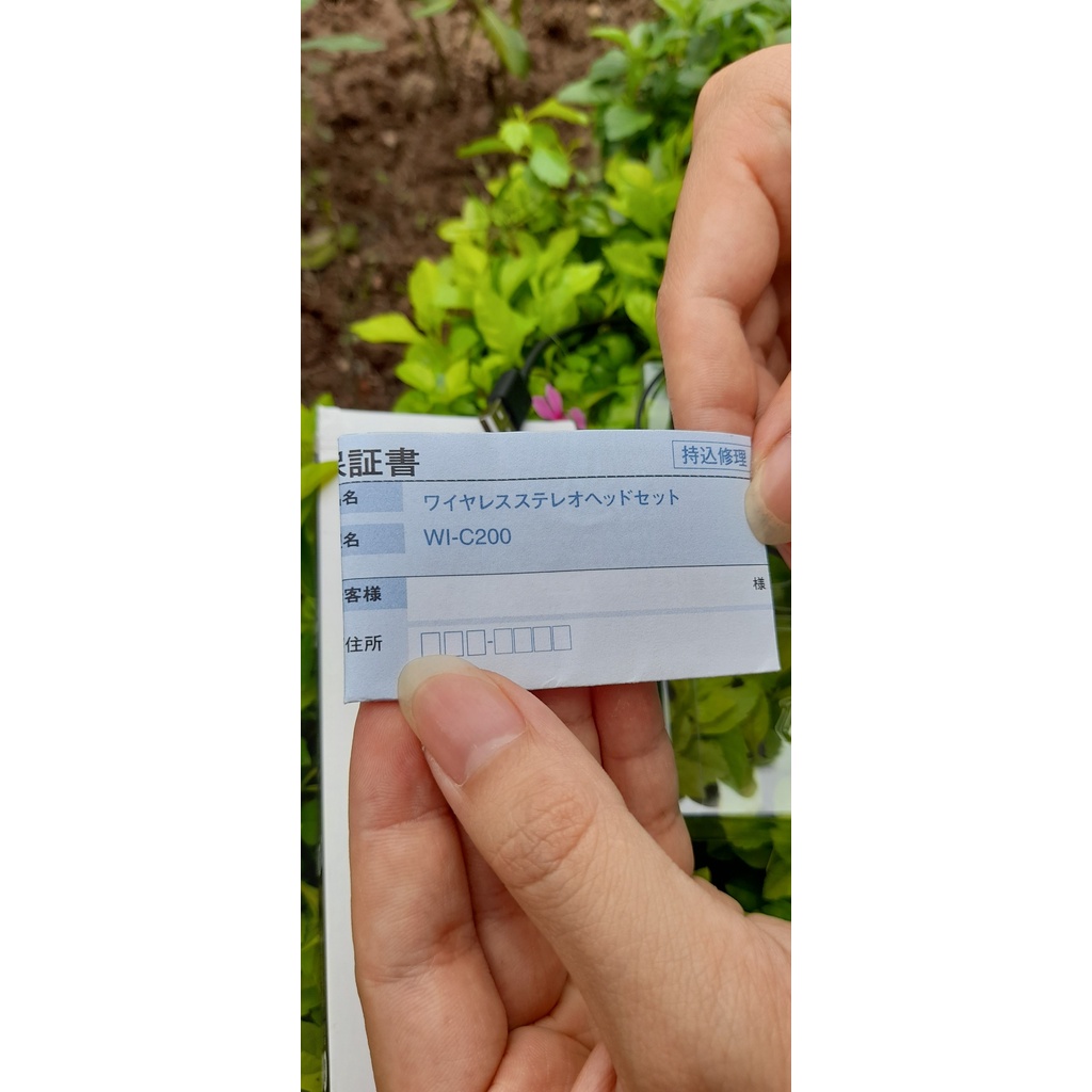 Tai nghe bluetooth thể thao Sony WI-C200 chính hãng - Bảo hành 12 tháng 1 đổi 1