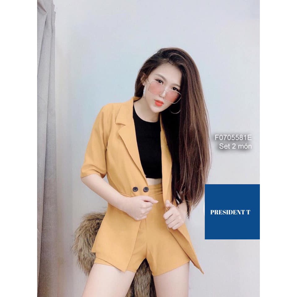 SET BỘ VEST ĐÙI CÔNG SỞ CÁ TÍNH (Kèm hình thật) | BigBuy360 - bigbuy360.vn