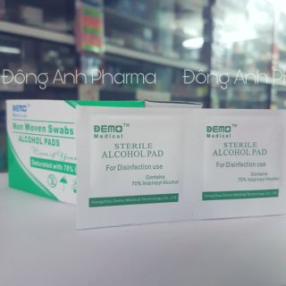 [Combo 10 gói, mua nhiều càng rẻ] Gạc thấm sẵn cồn tiệt trùng 70 độ tiện dụng cho mọi trường hợp - Đông Anh Pharma
