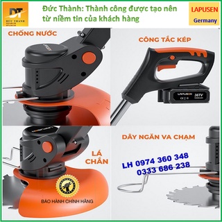 Máy cắt cỏ, tỉa cành pin Lapusen.