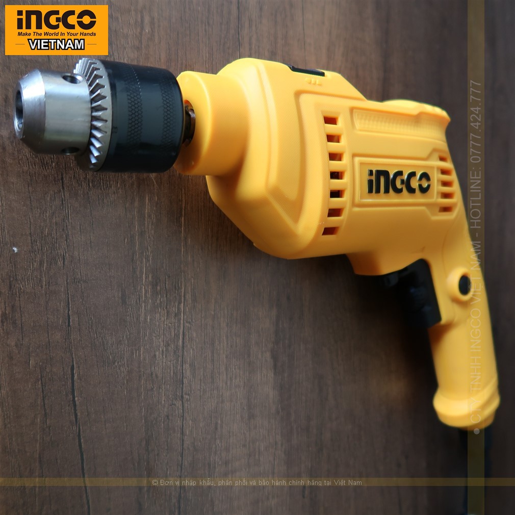 Khoan điện INGCO máy khoan búa cầm tay ID6808 680W