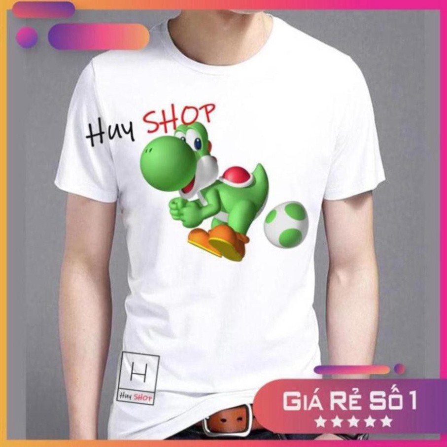 [XẢ KHO] Áo thun Mario Cute dễ thương Unisex  Áo thun cặp đôi - Áo thun Hàn Quốc 542