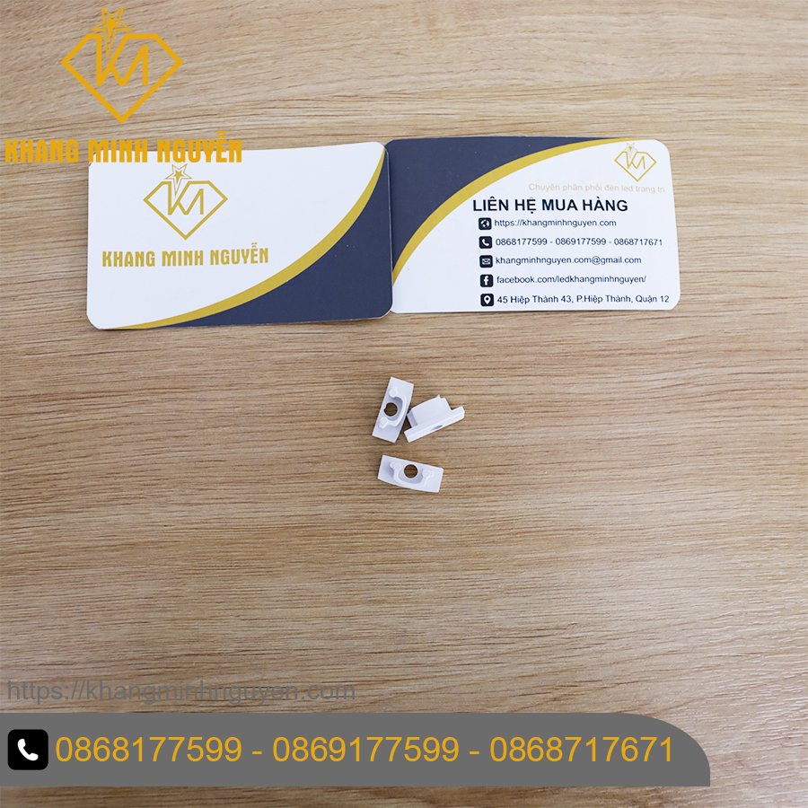 Đầu bịt nhựa và pát sắt cho thanh nhôm định hình đèn led chữ T 508 lắp âm, chữ U 509 lắp nổi, chữ V 601 lắp góc nổi