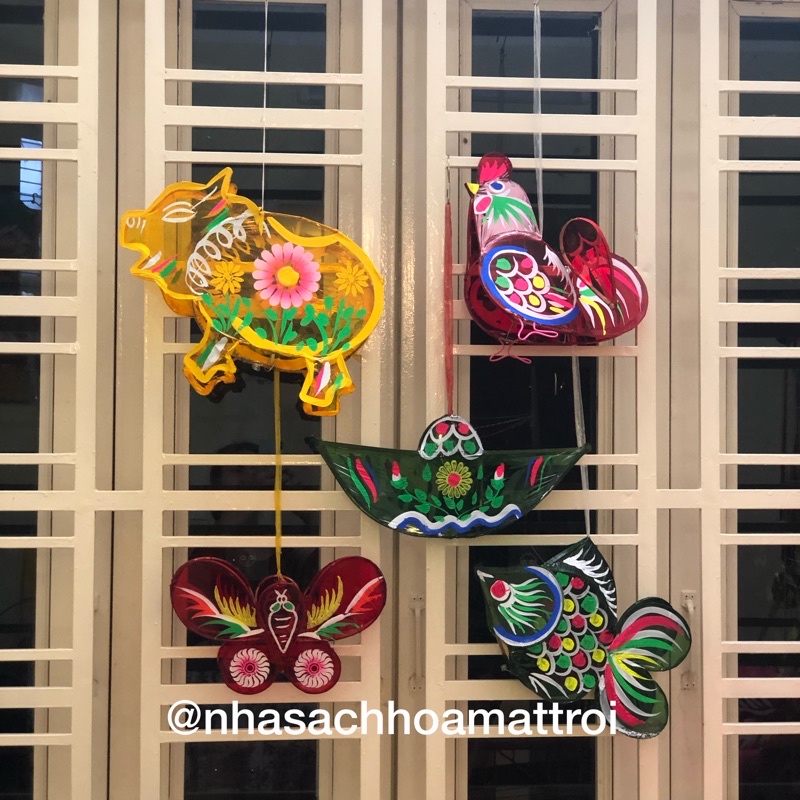 Lồng đèn trung thu giấy kiếng cỡ 30cm
