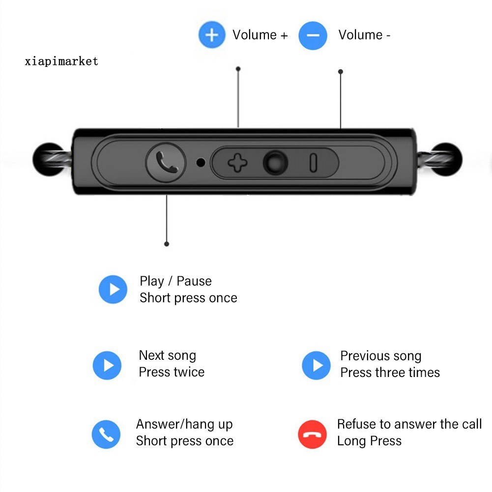 Tai Nghe Nhét Tai Bass Mạnh Có Dây 3.5mm Kèm Mic