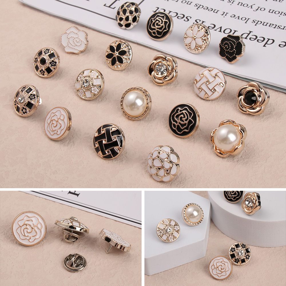 Set 6 chiếc nút gài trang trí áo khoác thời trang không cần may tiện lợi