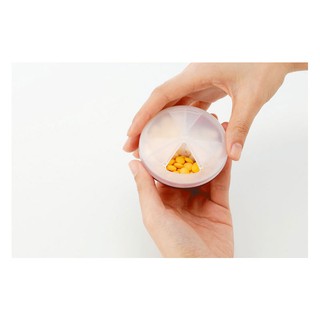 Kết quả hình ảnh cho Hộp đựng thuốc loại tròn màu hồng