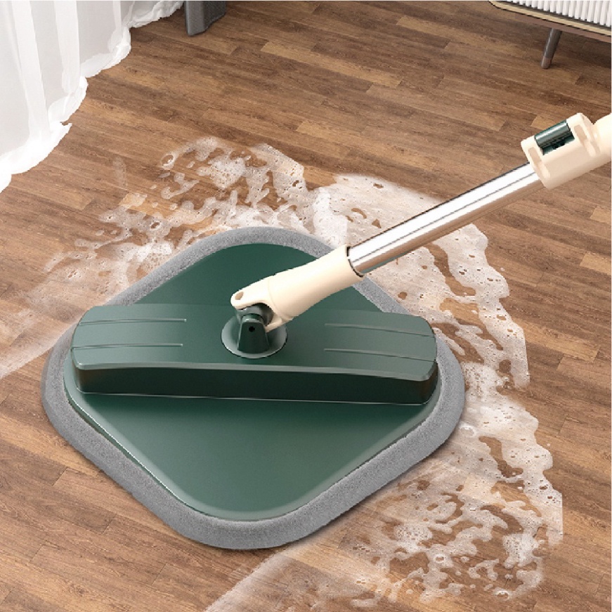 🔥 Đánh Sạch Vết Bẩn 🔥 Cây, Chổi Lau Nhà Thông Minh Smart Nano F12 Xoay 360 Độ - Miếng Lau Tròn Siêu Thấm Chất Bẩn