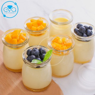 Set 24 Hũ Thuỷ Tinh Làm Sữa Chua Kèm Nắp Đậy 100 Ml M1204