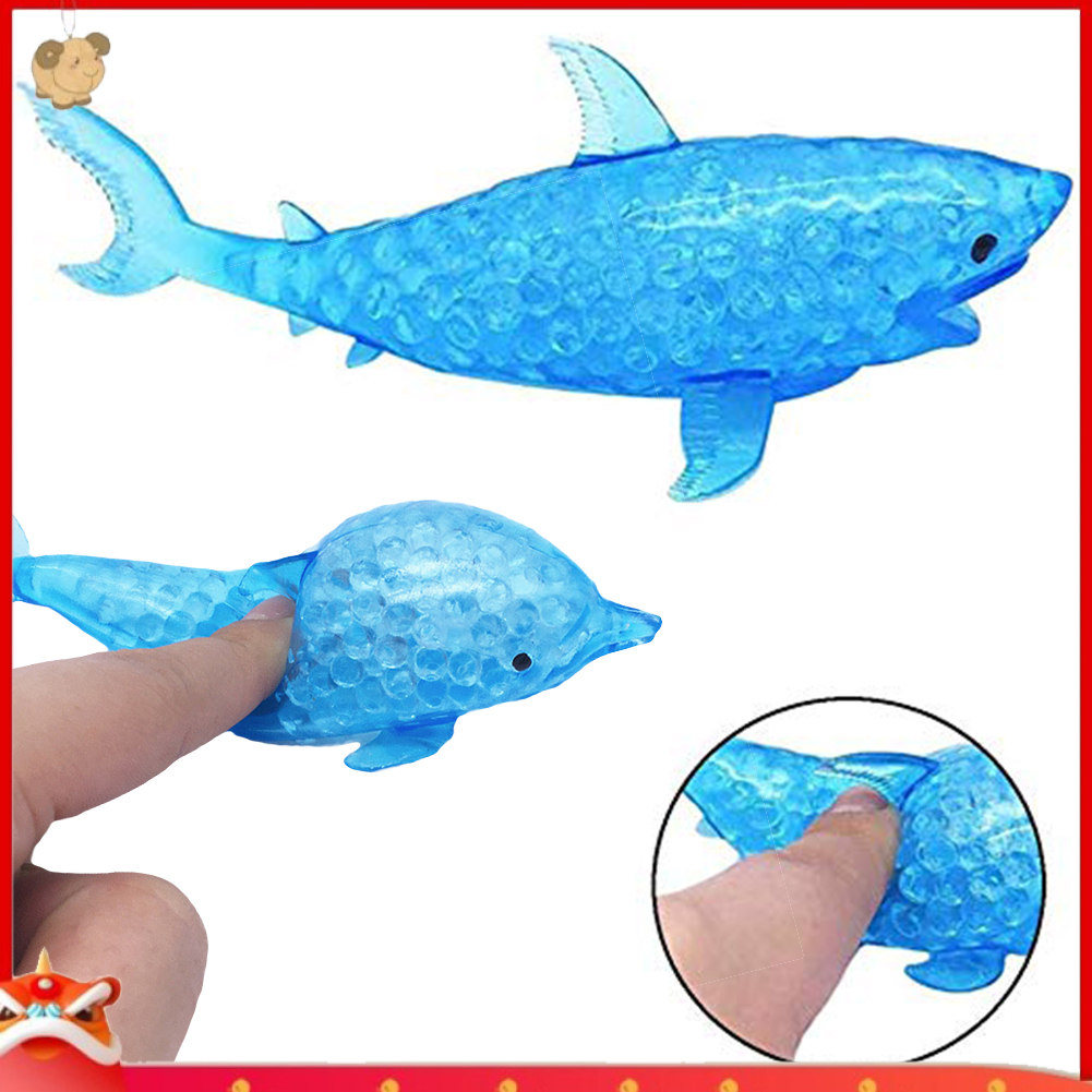 Đồ chơi bóp hình cá mập giúp giảm căng thẳng lo âu 14cm
