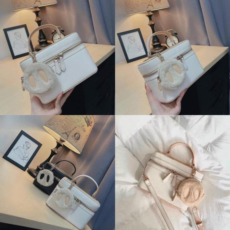 Túi cốp Pro có quai cầm kèm cục bông treo túi size 22 x 15cm hàng cao cấp