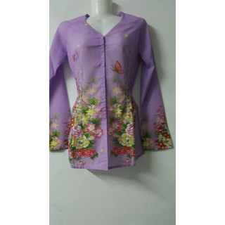 Áo bà ba bông nền tím màu áo đậm như hình (Size s,l,m,xl)