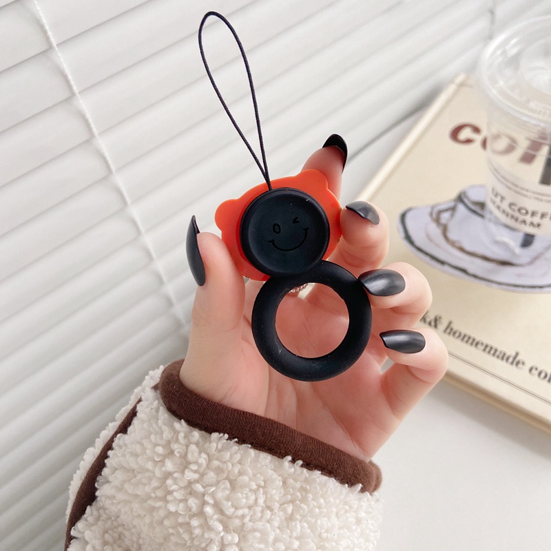 Dây Đeo Điện Thoại Bằng Silicon Mềm Họa Tiết Hoạt Hình Dễ Thương