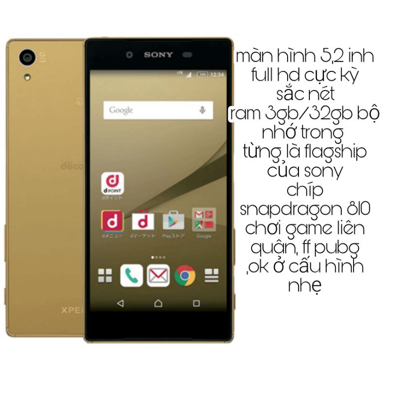 Điện thoại SONY XPERIA Z5 cũ